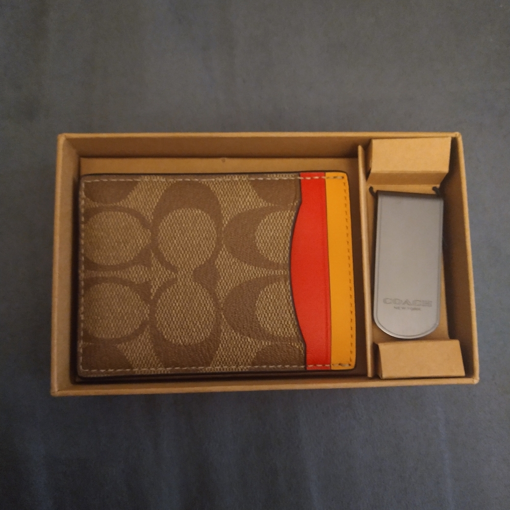 Coach Card Holder Box Set